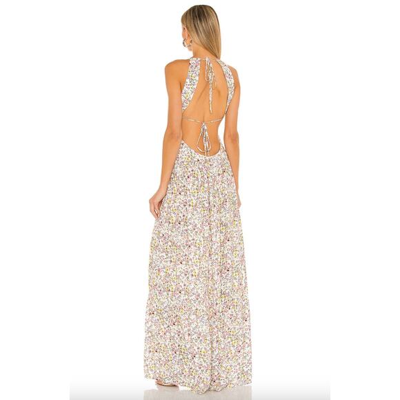 AFRM Vail Halter Maxi Blanc Ditsy - Picture 5 of 12